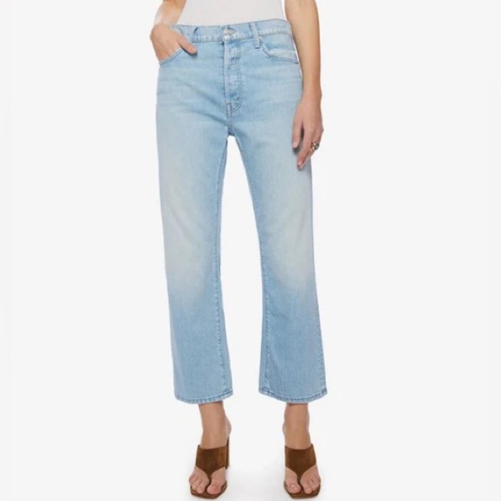 MOTHER Ditcher Crop Jeans in Unripped